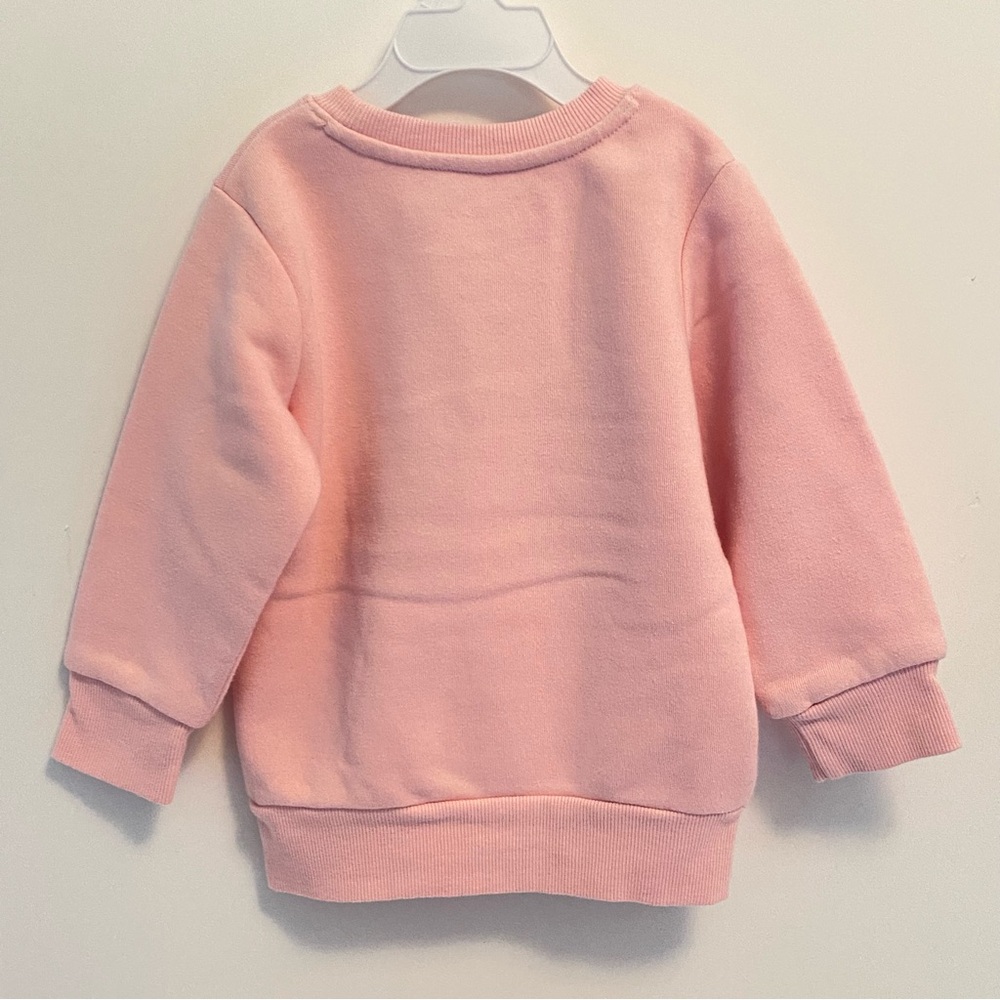 Disney Princess Cinderella Belle Jasmine Toddler Girls Sweatshirt Pink Size 2T - Picture 3 of 4